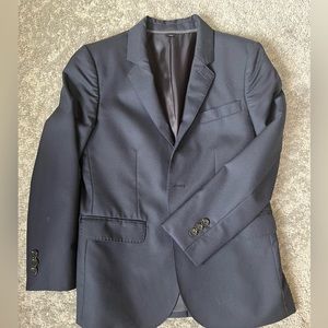 Navy Blue boys size 12 jcrew - crewcuts “ludlow” wool blazer